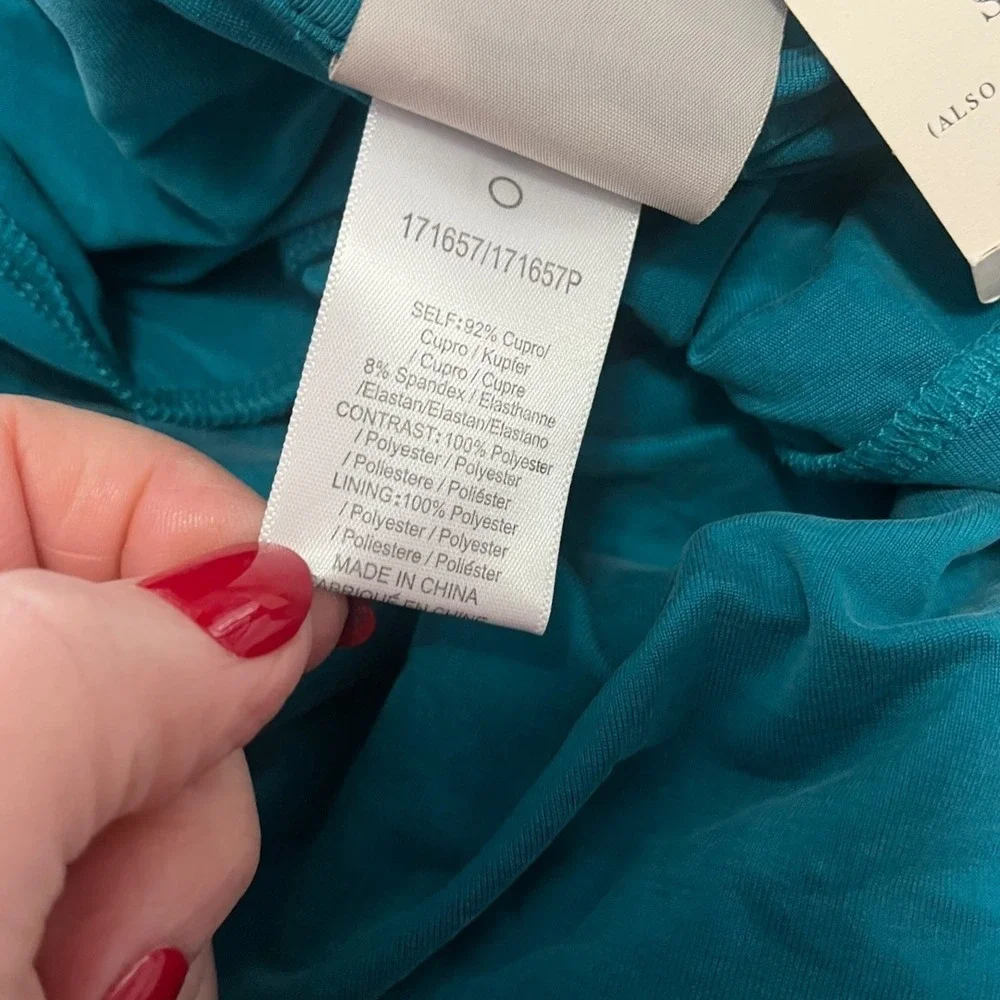 ANTHROPOLOGIE DOLAN LEFT COAST Teal Short Sleeve Shift Dress With Pockets |‎ NWT - Picture 8 of 8